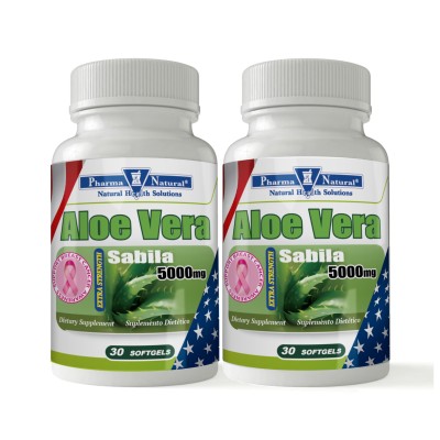 Aloe Vera 5,000 mg, 2 x (30 Softgels)