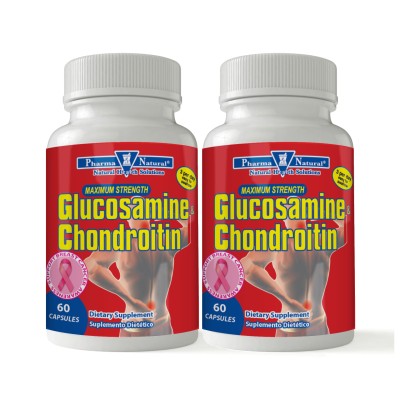 Glucosamine & Chondroitin 1500 mg, 2 x (60 Capsules)