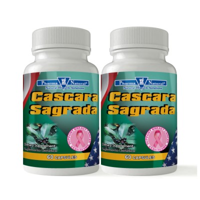Cascara Sagrada 450 mg, 2 x (60 Capsules)