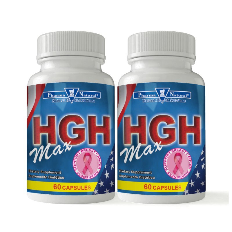 HGH Max, 2 x (60 Capsules)