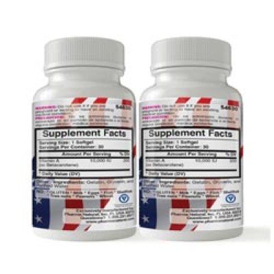 Vitamin A 10,000 IU, 2 x (30 Softgels)