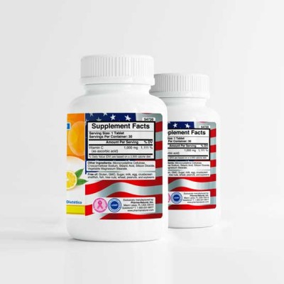 Vitamin C 1,000 mg, 2 x (30 Tablets)