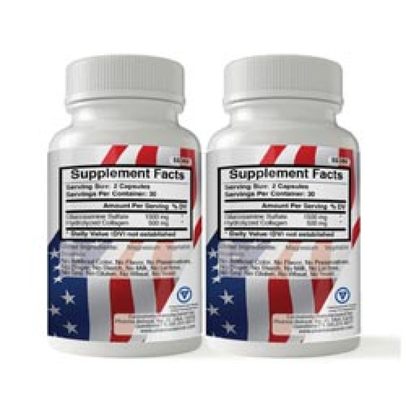 Glucosamine & Collagen, 2 x (60 Capsules)