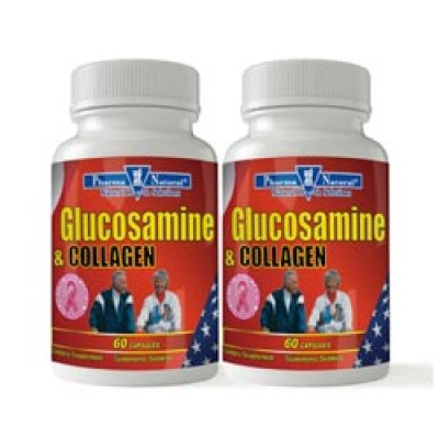 Glucosamine & Collagen, 2 x (60 Capsules)
