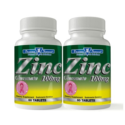 Zinc 100 mg, 2 x (60 Tablets)