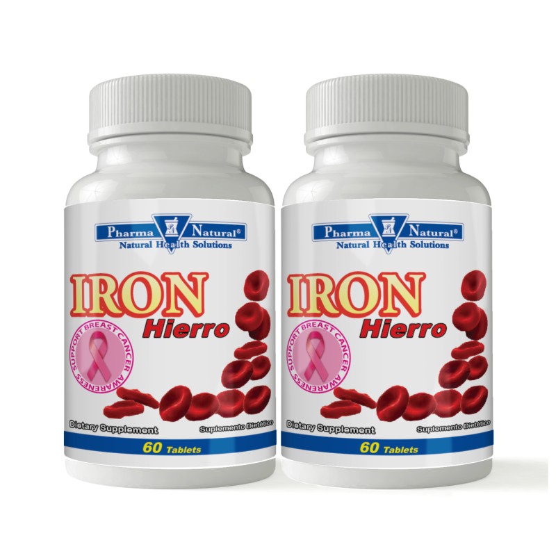 Iron 65 mg, 2 x (60 Tablets)