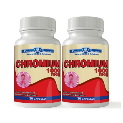 Chromium 1,000 mcg, 2 x (30 Capsules)