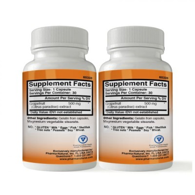 Grapefruit 500 mg, 2 x (30 Capsules)