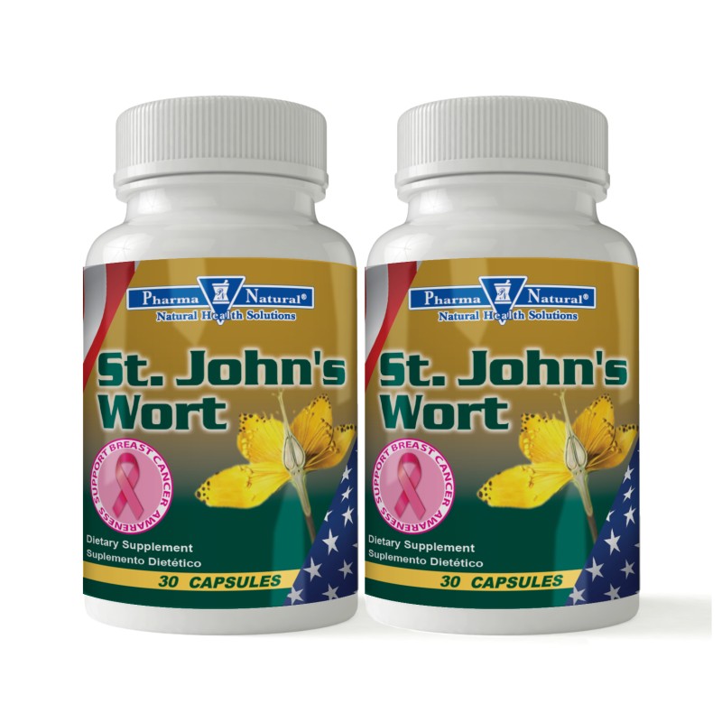 St. John’s Wort by PN – 2 (30 caps), Antidepressants, has been used in helping with anxiety