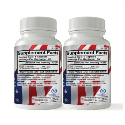 Black Cohosh, 2 x (30 Capsules)