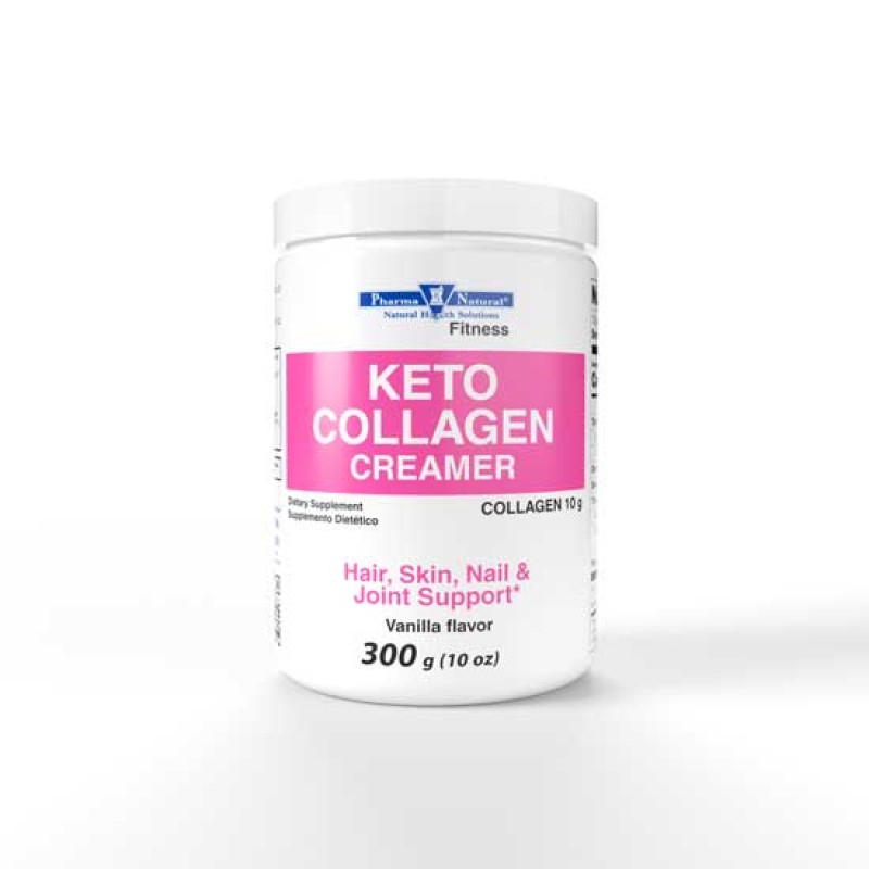 KETO CREAMER Hair Skin Nail & Joints Support Vanilla Flavored 300g/10 oz