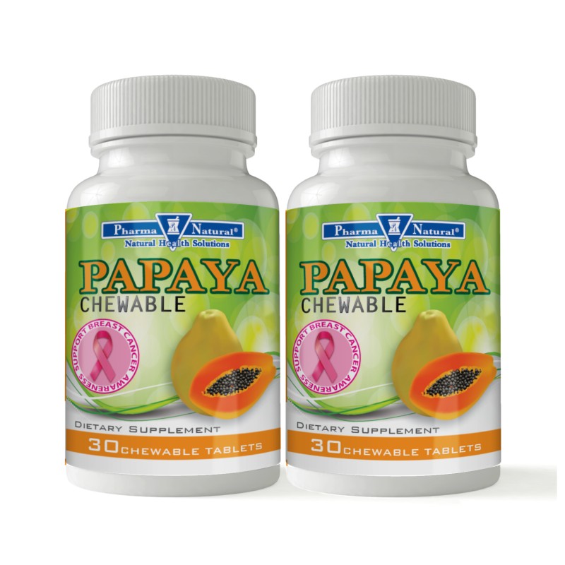 Papaya chewables by PN – 2 (30 chewable tablets)
