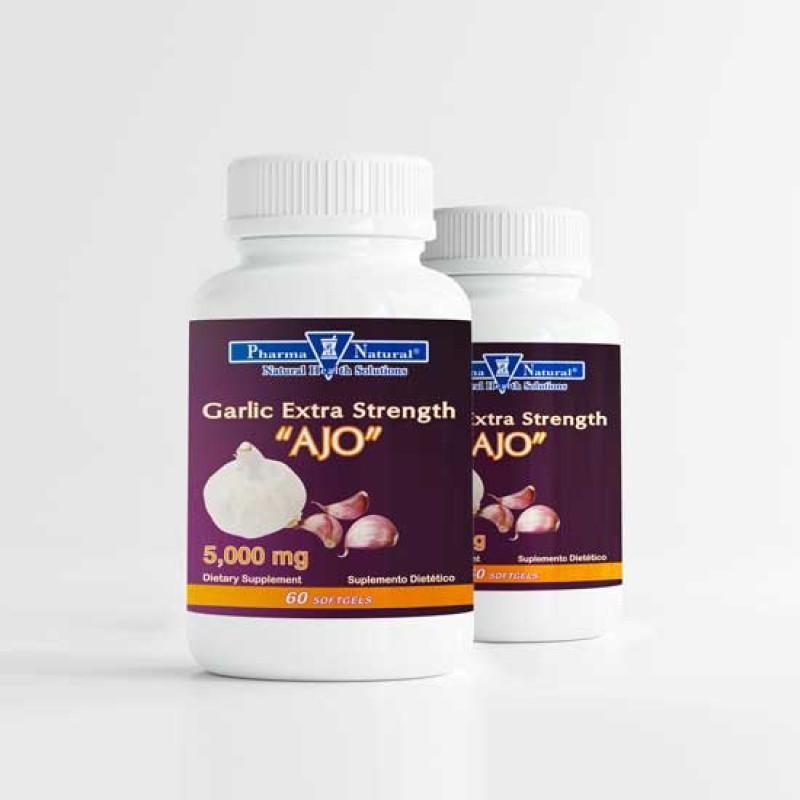 Garlic 5000 mg, 2 x (60 Softgels)