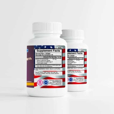 Garlic 5000 mg, 2 x (60 Softgels)