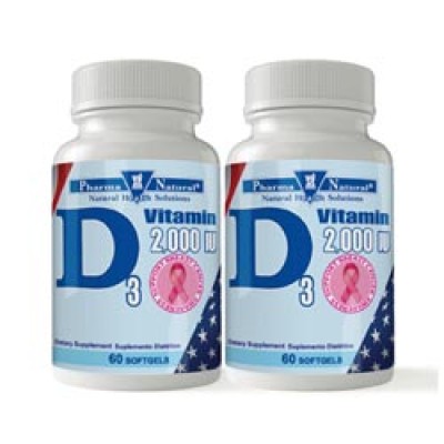 Vitamin D3 2000iu by PN – 2 (60 softgels )