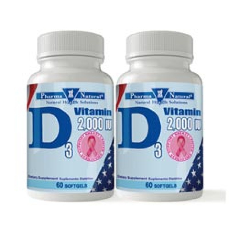 Vitamin D3 2000iu by PN – 2 (60 softgels )