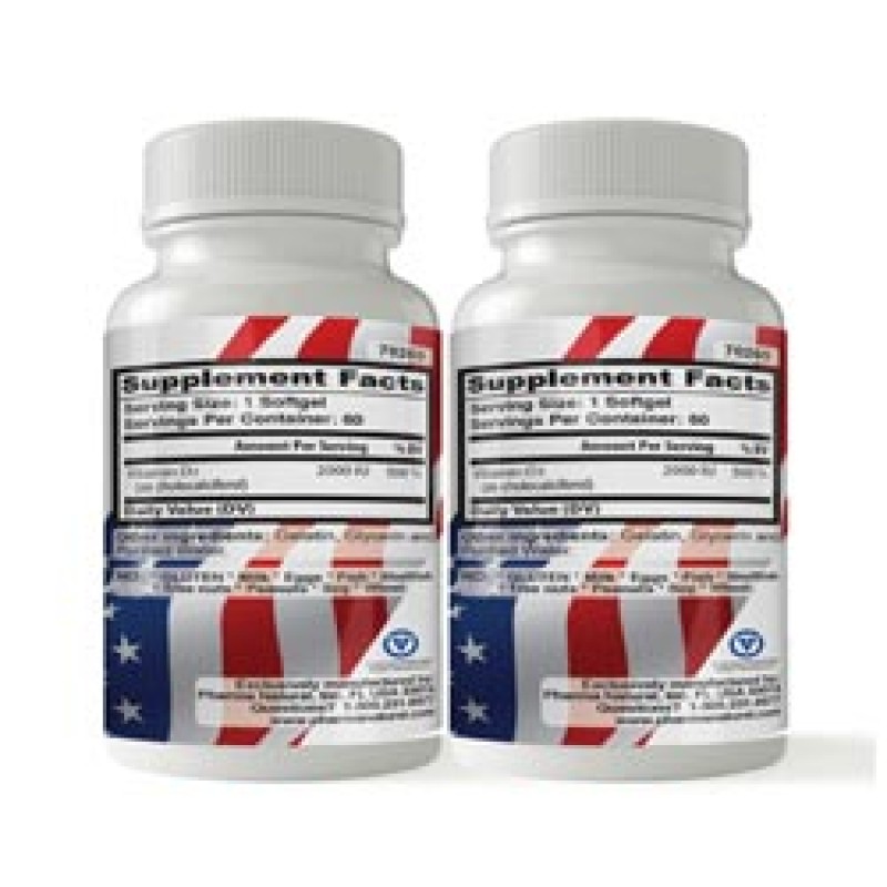 Vitamin D3 2000iu by PN – 2 (60 softgels )