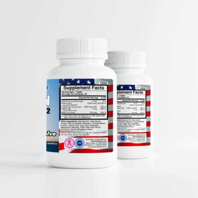 Vitamin B-12 2,000 mcg, 2 x (30 Tablets)