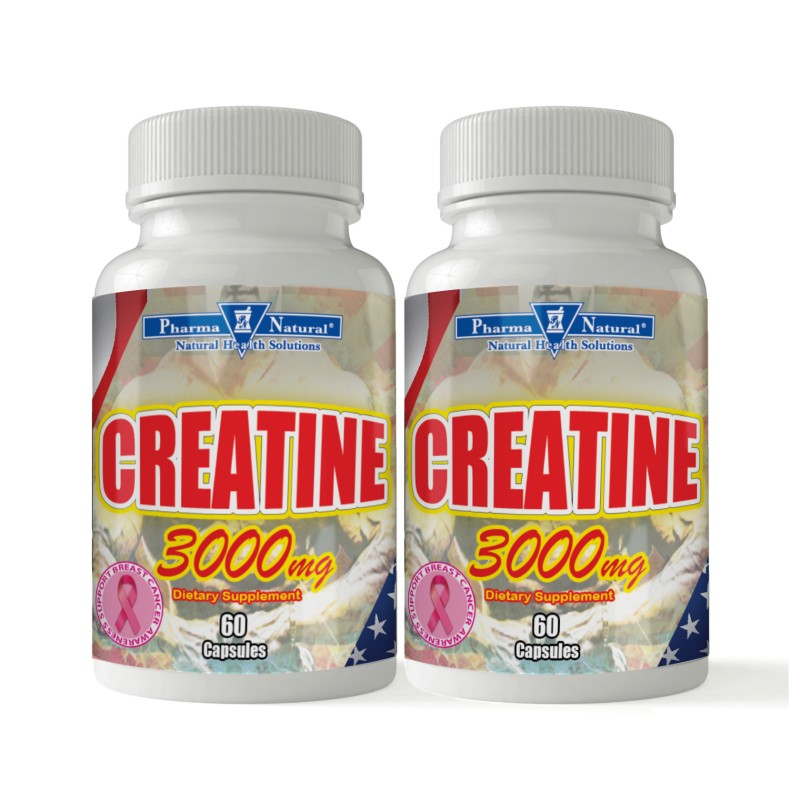 Creatine, 2 x (60 Capsules)