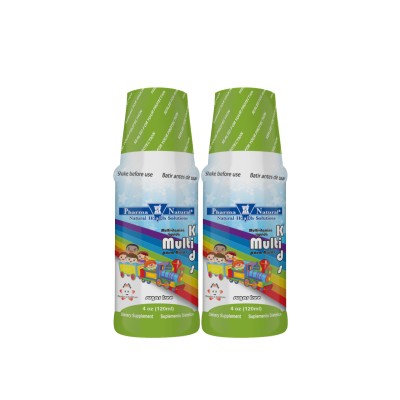 Multivitamin for Kids Liquid, 2 x 4 oz (120 mL)