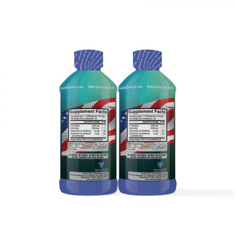 L-Carnitine with Artichoke Liquid, 2 x 8 oz (240 mL)
