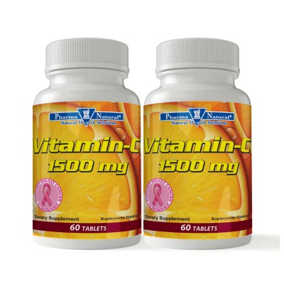Vitamins C 1,500 mg, 2 x (60 Tablets)