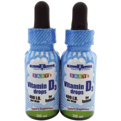 Vitamin D3 Drops for Infant, 2 x 1 oz (30 mL)