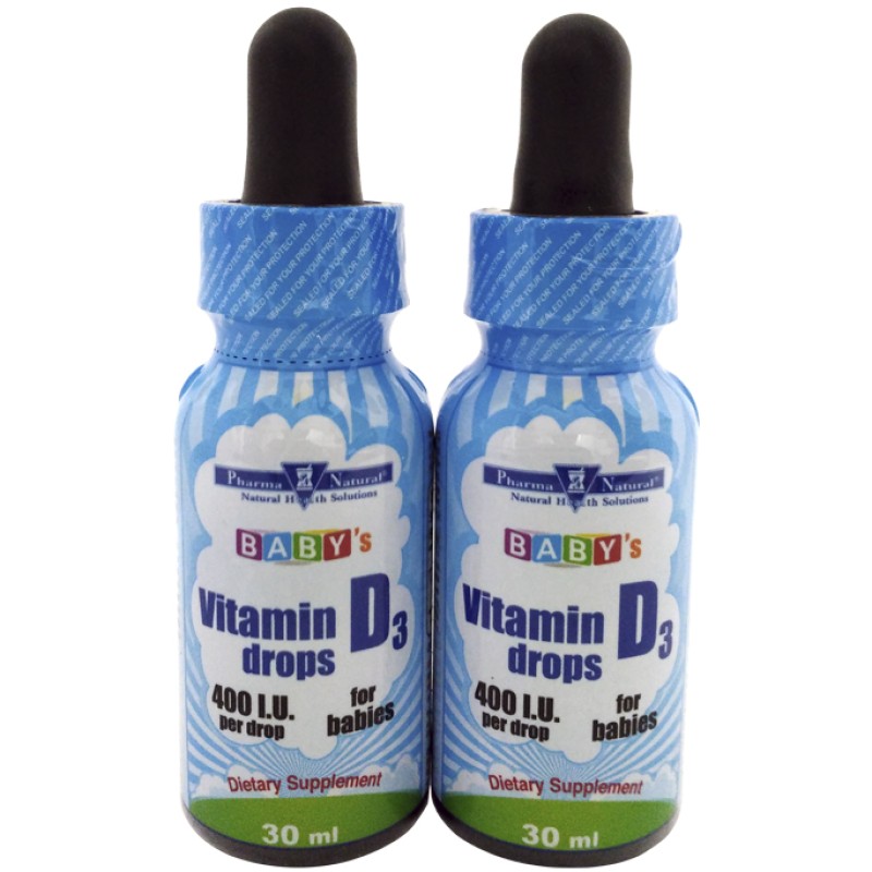 Vitamin D3 Drops for Infant, 2 x 1 oz (30 mL)