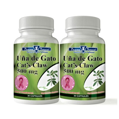 Cat’s Claw 500 mg, 2 x (30 Capsules)
