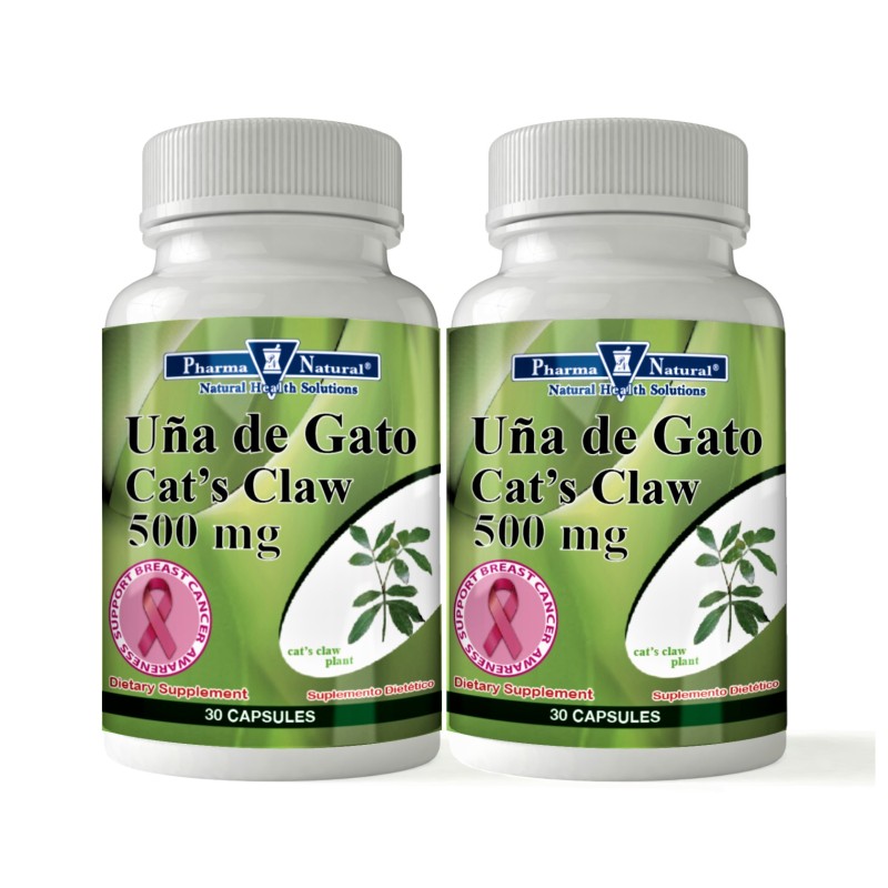 Cat’s Claw 500 mg, 2 x (30 Capsules)