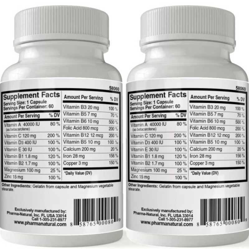 Prenatal, 2 x (60 Capsules)