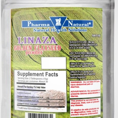 Golden Flax Seed “Linaza” Powder by PN – (16oz. bag)