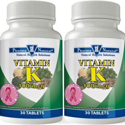 Vitamin K 100 mcg, 2 x (30 Tablets)