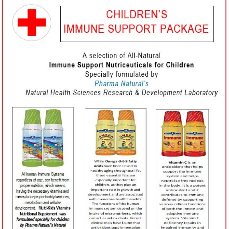 CHILDREN’S IMMUNE SUPPORT PACKAGE 3 Twin Paks